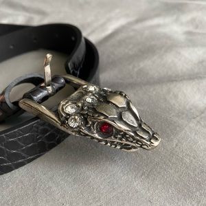 Kooples snake head waist belt